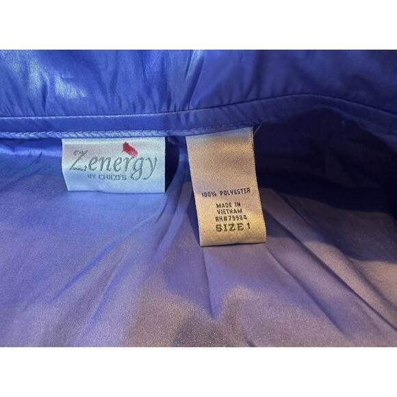 Chicos Zenergy Full Zip Windbreaker Jacket - Picture 8 of 9